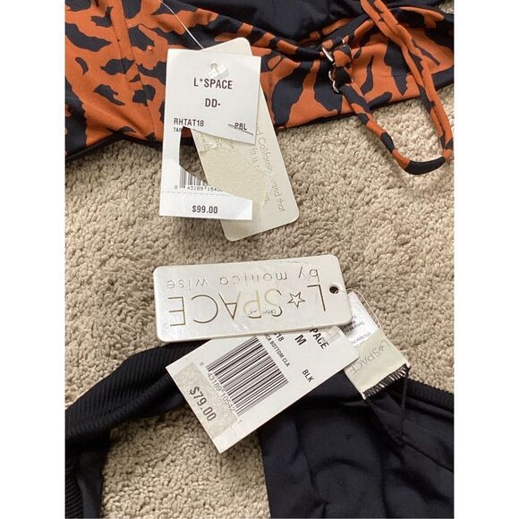 New. L*SPACE animal print bikini. Medium. MSRP $178 - Picture 9 of 9